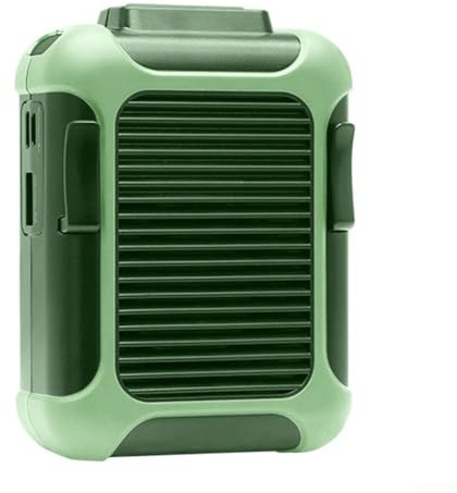Ventilador compacto y práctico con clip para cinturón, mini ventilador de cintura portátil, 3 velocidades, recargable