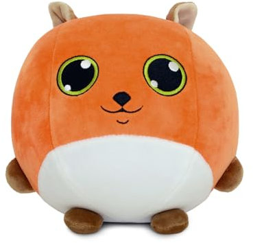 WP Merchandise - Foxy Rudy Plüschtier, rund, weich, 20 cm (Stofftier-Spielzeug, Geschenke für Kinder, für jedes Alter)
