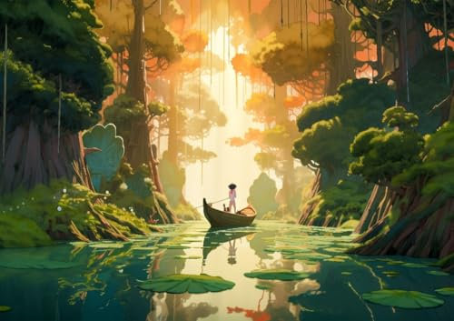 CALVENDO Poster 59,4 x 42,0 cm Querformat Reise auf dem Fluss| Bilder, Kunstdruck, Wandbild, Wanddeko, Prints ohne Rahmen