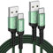 USB C Cable 2M 2Pack Fast Charge, USB Type C Charger Cable Charging Lead For Samsung Galaxy S23 S24 S22 S21 S20 Plus Ultra FE 5G, A52 A72 A32 A42 A51 A71 A12 A22 A33 A53 A13, Note 20 10 9 8, Mi 11 10