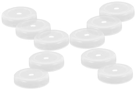 MAGICLULU 10pcs Dust Cover Set for Water Dispenser Cup Lids Replacement Lid for Tea Strainer Bottle Cover Easy to Clean Plastic