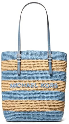 Michael Kors Quinn North South Tragetasche, groß, Chambray