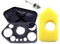MCHNIC Luftfiltergehäusen Luftfilterabdeckung Luftfilter Zündkerze für Briggs & Stratton 450-600 Serien 3,5-4,5 PS, Q45, Classic, Sprint und Quattro Motoren Rasenmäher 698472 698369