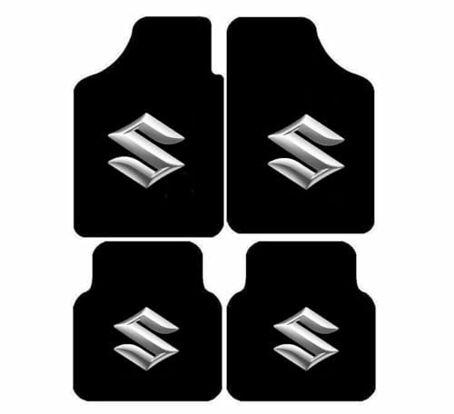 4 Artikel Fußmatten Autoteppich passend für Suzuki Vitara Hybrid SUV 2020-2024, Maßgeschneidertes Auto-Fußmatten-Set Teppich Set Autofußmatten-Kit Flanell Set Autoteppich