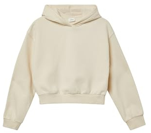 s.Oliver Kuscheliger Cropped Oversize Hoodie mit Print