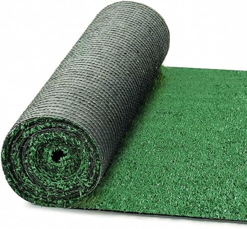 Prato Sintetico H2 x 15mt Rotolo 30 mq Erba Artificiale Calpestabile Spessore 10mm Tappeto Erba Finta per Giardino Terrazzo Balcone Bordo Piscina Moquette Erba Sintetica per interni ed Esterni