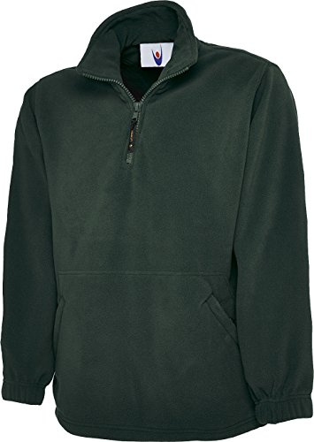 Shoppersbay Uneek UC602 Unisex Premium Work Heavyweight 1/4 Zip Micro Fleece Jacket XS-3XL