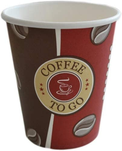 Blanc HYGIENIC Kaffeebecher Topline – 1.000x Einweg-Pappbecher ideal für Heißgetränke, stabiler Coffee to go Becher, Ø 80 mm, 200 ml Volumen, 8 oz