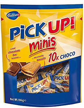 Bahlsen Pick Up Minis Milk Chocolate 10x10.6g 106g