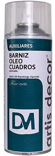 ARTIS DECOR BARNIZ EN SPRAY ÓLEO CUADROS SATINADO 400 ML