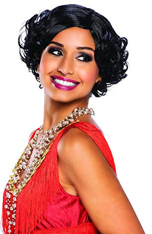 Bristol Novelty BW966 20er Klassische Perücke, Schwarz