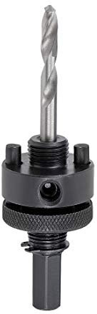 sourcing map Hole Saw Arbor 7/16-Inch Shank for Hole Saw, Quick Change Mandrel with 2 Locking Pins