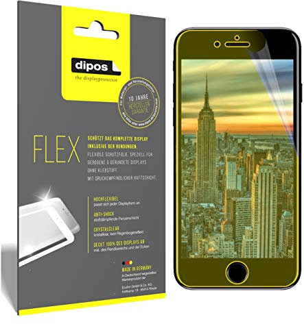 dipos I 2X Schutzfolie 100% kompatibel mit Apple iPhone SE (2020) Folie I Full Cover 3D Displayschutz-Folie