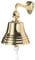 Wall Mounted Traditional Door Bell - Gold | Nautical Themed Ship Bell Ringer | Ideal for Home Bars & Pub Last Orders | Home Bar & Pub Decor | M&W