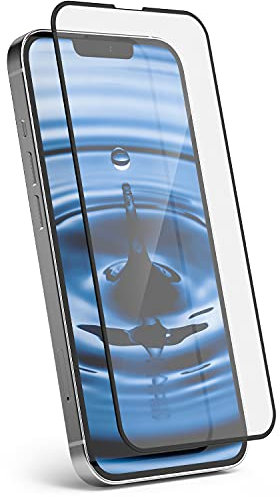 Ringke Verre Trempé Protecteur d'écran Compatible avec iPhone 13 Pro, iPhone 13 Full Cover Glass Qualité HD Transparent Anti-Rayures 9H Dureté - Clear