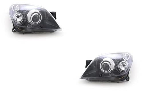 Johns, Scheinwerfer Satz passend für Opel Astra Scheinwerferset H li+re + 2 x Xenonbrenner D2S H7 PY21W