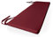 Home-Vision Bankauflage Bankkissen Outdoor/Indoor Sitzkissen für Bank, Gartenschaukeln, Sitz, glatt Bankpolster Auflage für Sitzbank Kollektion Kier (L Weinrot, 120x40x4cm, 1 Stück)