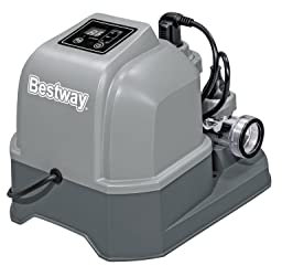 Bestway | Flowclear Hydrogenic 6g/h Saltwater Chlorinator | Automatic Self-Cleaning Mode | Above Ground Pools