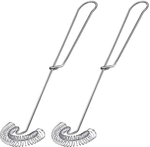 ZEELYDE 2 Pieces Whisk Egg Small Whisk Whipper Steel Egg Whisk Flat Coil Whisk Egg Frother, Milk and Egg Beater