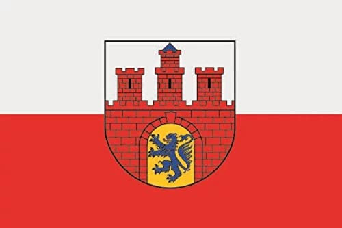 Aufkleber Hamburg-Harburg 8 x 5 cm Sticker Flagge Fahne