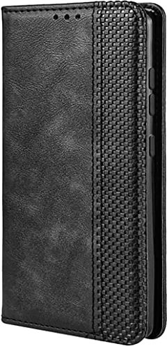 TEYYOS Housse Folio en Cuir pour Nokia G42 Coque, Premium PU/TPU Flip Étui Portefeuille avec Fentes pour Cartes, Pochette Protector Etui Case Cover - Noir