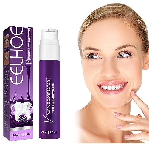 Tooth Zahnpasta Weisse Zähne, Lila Zahnpasta für WeißE ZäHne und Gum Repair, Zahncreme für Schmerzempfindliche Zähne, Lila Zahnpasta Zur Zahnaufhellung, Deep Stain Removal Kaffee, Rauchen, Gelbe ZäHne