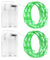 Gcstnn Lichterketten Batterie Timer, 2 Stück 3M 30LED Micro Fairy Lights IP65 Wasserdichte Kupferdraht Lichterkette für Zimmer Garten Krüge Flaschen Weihnachten Halloween In/Außen Deko DIY, Grün