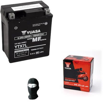 COMPATIBILE CON VOGE R Brivido E5 125 dal 2023 al 2023 BATTERIA YTX7L - BS YUASA AGM FORNITA CARICA E PRONTA PER L'USO MOTO SCOOTER BATTERIE 6 AMPERE 12 VOLT 154X72X133MM