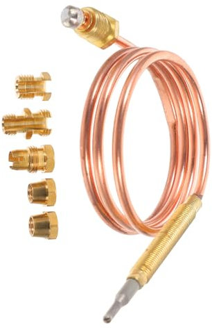 JECOMPRIS Gaskamin-thermoelement Thermoelement Grillkamin-thermoelementsensor Für Temperaturmessung Ersatzthermoelement Für Kaminthermoelementsensor