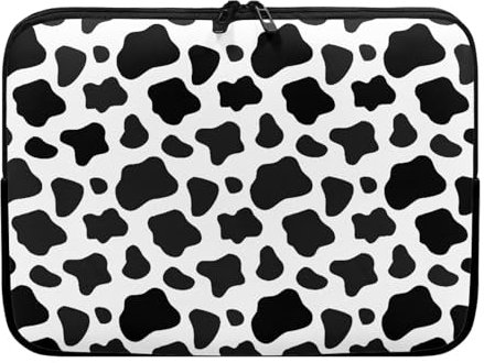UOIMAG Cow Print Laptop Sleeve Case Compatible with 10 Notebook Soft Padded Computer Cover Protective Slim Bag