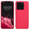 kwmobile Case Compatible with Xiaomi 13T / 13T Pro Case - Soft Slim Protective TPU Silicone Cover - Neon Pink