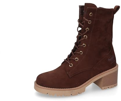 Dockers by Gerli Damen Combat Boots, Frauen Stiefeletten,warm gefüttert