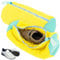2 Stück Schuhe Waschbeutel, Schuhwaschbeutel Waschmaschine 39 * 19cm, Schuhwaschbeutel, Wiederverwendbarer Waschbeutel, Mit Reißverschluss Schuhe Wäschesack, Netzschuhe Wäschesack für Sneaker(Gelb)