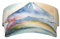 Pretty Mt. Fuji Sport Sonnenblende Hut - Herren, Damen und Jugendliche, atmungsaktiv, verstellbar, schweißresistent, schwarz, Schwarz, Einheitsgröße