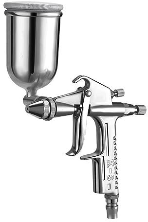 Paint Spray Gun, K-3 Mini Paint Air Spray Gun 0.5mm Atomizing Nozzle Air Sprayer Atomizer Airbrush Alloy Leather Painting Tool With125ml Cup