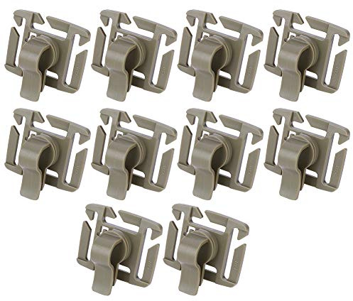 Trinkschlauch-Clip für Trinkrucksäcke, Wasserblasen-Beutel-Zubehör, Set mit 10 Clips für Outdoor-Rucksäcke, einfach zu bedienen, drehbares Design, sichere Fixierung von Trinkschläuchen, bequem