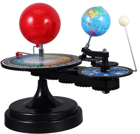 Solarmechanisches Spielzeug DREI Sphären Modell des Sonnensystems | Kunststoff, Interaktive Lernhilfe für Astronomieunterricht, für Schüler und Kinder