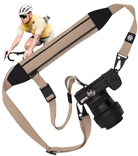 Lumiere & Co. Fidlock Sangle magnétique à 3 points pour appareil photo avec fixation magnétique pour un enfilage et un retrait rapides pendant le cyclisme