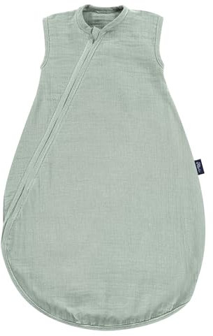 Alvi Kinderschlafsack Sommertraum Exklusiv | Sommerschlafsack | Leichter Baumwollschlafsack TOG-Wert 0,5 | Mull Baby Schlafsack ohne Ärmel | Außensack für Jungen & Mädchen