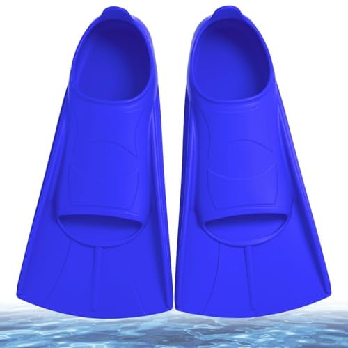 Schwimmflossen Kinder, Silikon Schnorchelflossen Kurz, Kurzflossen Kinderflossen Kurze Trainingsflossen Taucherflossen Kurzschwimmflossen für Kinder Erwachsene
