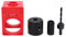 Door Lock Installation Kit Professional Adjustable Guide Template with Ball Type Lock Hole Saw and Shaft for 1 3/8 to 1 3/4 Inch Wooden Doors Carbon Steel Plastic (Red)