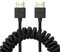 Uonecn 8K HDMI 2.1 Spiralkabel Geflochten für Sony A7IV, Z-CAM F6/E2 Pro, 48Gbps High Speed mit Ethernet für Atomos Ninja V, RED Dolby Atmos, 8K/4K TV, Laptop coiled 12-18