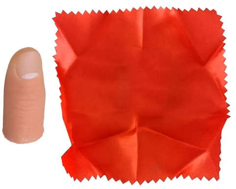 Pouce Magique Faux Doigt Jouet De Farce Réaliste | Faux Doigt Pour Foulard Disparaissant Disparition De Foulard Pour Halloween, Fêtes Familiales, Soirées, Carnavals,