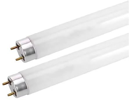 Generisch 2 Stück T8 Leuchtstoffröhre 450mm 15W, G13-Sockel, Kaltweiß 6500 K, Röhrenlicht mit Geringem Energieverbrauch, Energiesparlicht für den Notfall, Geeignet für Küche, Bad, Schrank, Garage