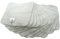 MuslinZ 12PK Bamboo Cotton Terry Wipes 20x20 cms Face Cloth Washable reuseable Baby Wipes (White)