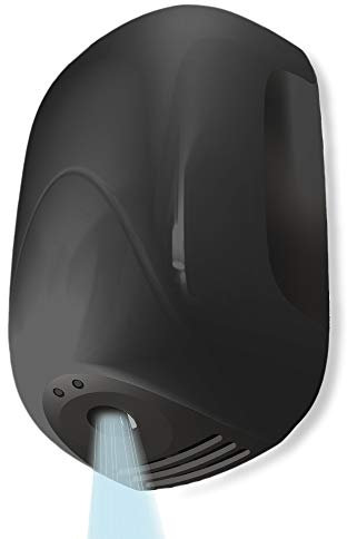 Inbagno Asciugamani Elettrico Colore Nero Modello Smart Jet Mini Automatico 900W
