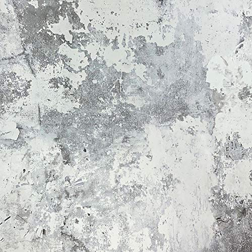 Exposure Rough Concrete Wallpaper Industrial Distressed Dark Grey Textured Vinyl