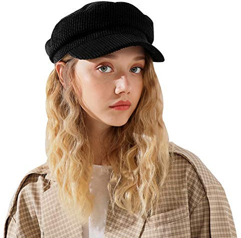 FOLDING Fliegermütze Wolle Ballon- Hut-Winter-Hut-Masken-Beret Kaltes Wetter Strick Outdoor-Aktivitäten (Color : Black)