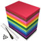 104 Bögen moosgummi platten, MEARCOOH moosgummi basteln in 13 verschiedenen Farben, 21.5 x 14cm EVA Foam, Schaumstoffplatte für DIY Bastelarbeiten