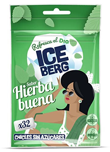 DIA ICEBERG chicle sabor hierbabuena sin azúcar bolsa 45 gr